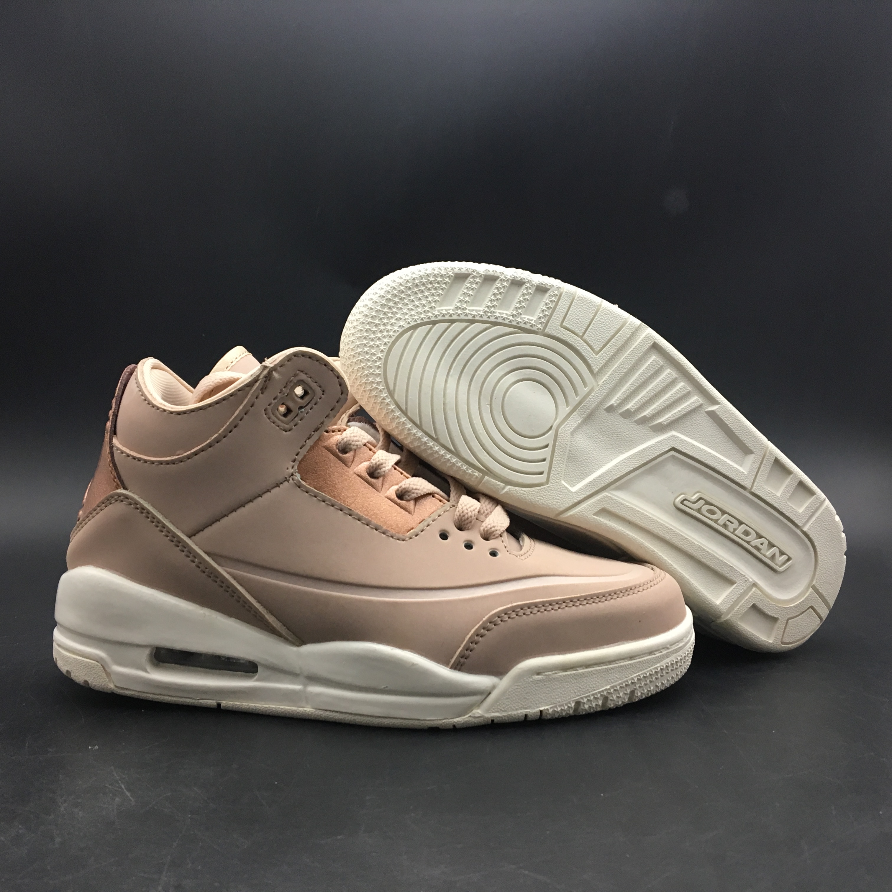 Women Air Jordan 3 SE Rose Gold Shoes